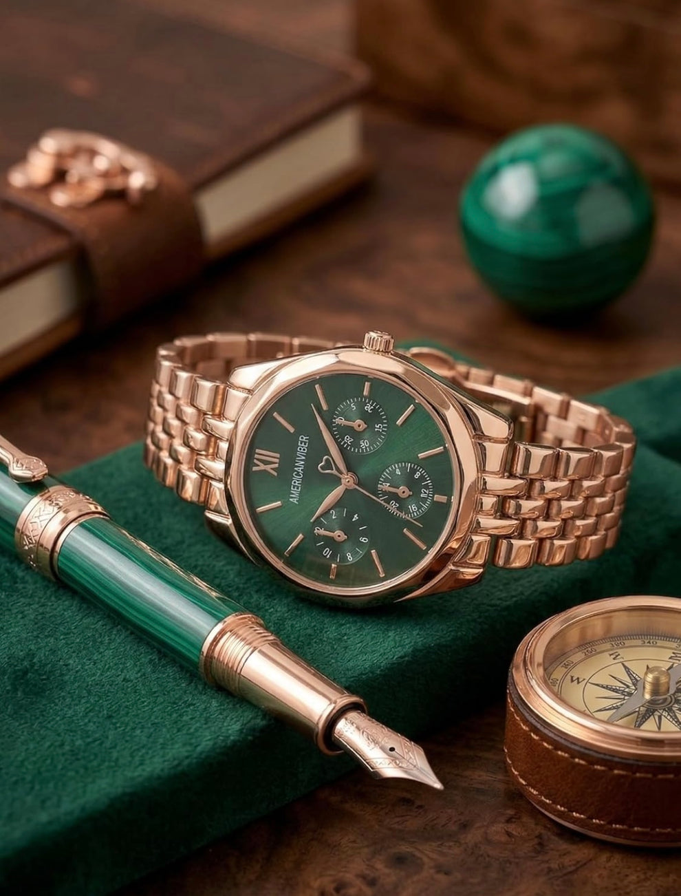 Rose Gold Classic Watch Anti Tarnish Finish – Luxe Jewels
